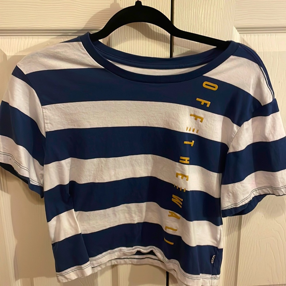 Womens Vans Cropped Crew Tee
